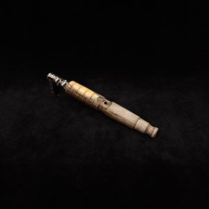 This image portrays Shield Dynavap XL Stem + Book-Matched Mouthpiece-NEW! by Dovetail Woodwork.