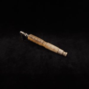 This image portrays Shield Dynavap XL Stem + Book-Matched Mouthpiece-NEW! by Dovetail Woodwork.