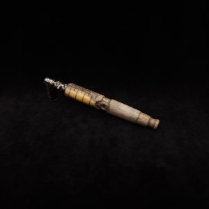 This image portrays Shield Dynavap XL Stem + Book-Matched Mouthpiece-NEW! by Dovetail Woodwork.