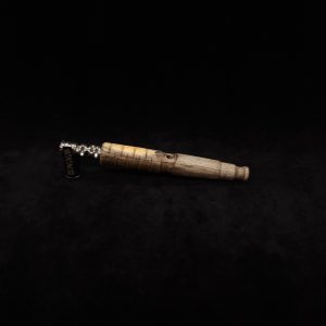 This image portrays Shield Dynavap XL Stem + Book-Matched Mouthpiece-NEW! by Dovetail Woodwork.