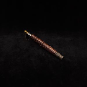 This image portrays Fractured Dynavap XL Stem + Matched Mouthpiece-NEW! by Dovetail Woodwork.