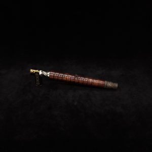 This image portrays Fractured Dynavap XL Stem + Matched Mouthpiece-NEW! by Dovetail Woodwork.