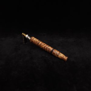 This image portrays Fractured Dynavap XL Stem + Matched Mouthpiece-NEW! by Dovetail Woodwork.