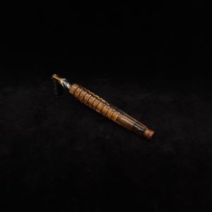 This image portrays Fractured Dynavap XL Stem + Matched Mouthpiece-NEW! by Dovetail Woodwork.