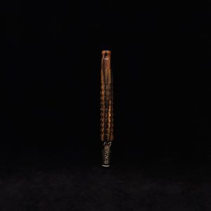 This image portrays Fractured Dynavap XL Stem + Matched Mouthpiece-NEW! by Dovetail Woodwork.