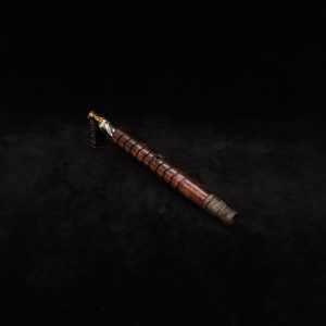 This image portrays Fractured Dynavap XL Stem + Matched Mouthpiece-NEW! by Dovetail Woodwork.