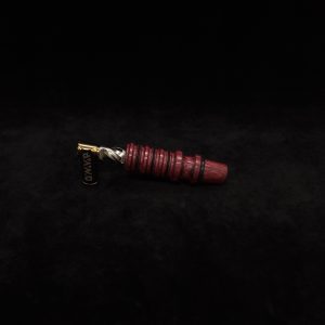 This image portrays Dynavap 14mm WPA Stem-S.S. Metal Core-Purpleheart-NEW! by Dovetail Woodwork.