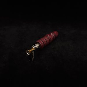 This image portrays Dynavap 14mm WPA Stem-S.S. Metal Core-Purpleheart-NEW! by Dovetail Woodwork.