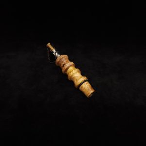 This image portrays Dynavap 14mm WPA Stem-S.S. Metal Core-Amboyna Burl-NEW! by Dovetail Woodwork.