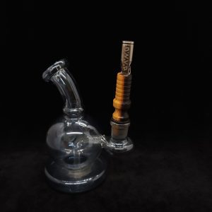 This image portrays Dynavap 14mm WPA Stem-S.S. Metal Core-Desert Ironwood-NEW! by Dovetail Woodwork.