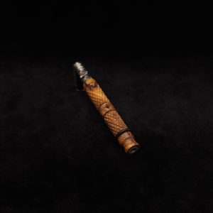 This image portrays Attenuated Dynavap XL Diamond Burl Stem + Matching Mouthpiece-NEW! by Dovetail Woodwork.