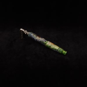 This image portrays Shield Dynavap XL Stem + Book-Matched Mouthpiece-NEW! by Dovetail Woodwork.