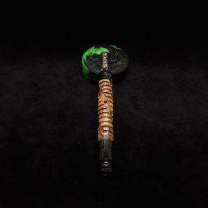 This image portrays Helix Dynavap XL Hybrid Stem/Mystery Burl + Matching Mouthpiece-NEW! by Dovetail Woodwork.