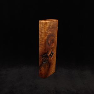 This image portrays Dynavap Device/Material Storage Case-(Standard)-Walnut Burl by Dovetail Woodwork.