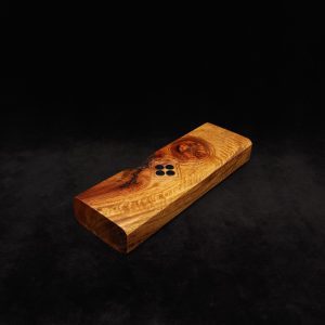 This image portrays Dynavap Device/Material Storage Case-(Standard)-Walnut Burl by Dovetail Woodwork.