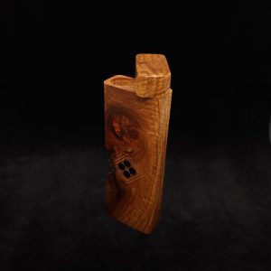 This image portrays Dynavap Device/Material Storage Case-(Standard)-Walnut Burl by Dovetail Woodwork.