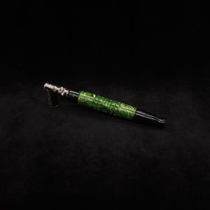 This image portrays Knurled Square Dynavap XL Hybrid Stem + Matched Mouthpiece-NEW! by Dovetail Woodwork.