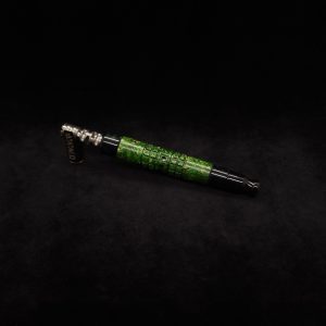 This image portrays Knurled Square Dynavap XL Hybrid Stem + Matched Mouthpiece-NEW! by Dovetail Woodwork.