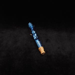 This image portrays Dynavap HyperDyn Elm Burl Mouthpiece with High-Temp O-Ring by Dovetail Woodwork.