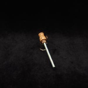 This image portrays Dynavap HyperDyn Elm Burl Mouthpiece with High-Temp O-Ring by Dovetail Woodwork.