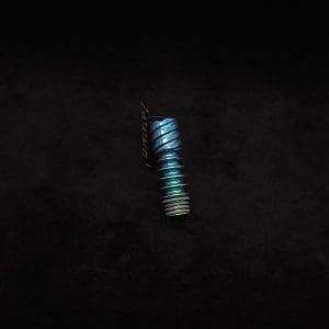 This image portrays Dynavap Omni Tip(OG)-Color Fade-Blue/Green Anodized by Dovetail Woodwork.