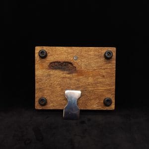 This image portrays DynaTray-Dynavap Stem Display Holder/Sorting Tray-Black Limba by Dovetail Woodwork.