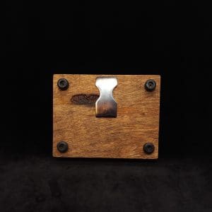 This image portrays DynaTray-Dynavap Stem Display Holder/Sorting Tray-Black Limba by Dovetail Woodwork.