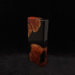 This image portrays Dynavap Device/Material Storage Case-High Class Burl (XL) Hybrid by Dovetail Woodwork.