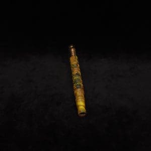 This image portrays Attenuated Dynavap XL Burl Twisted Stem Design + Matching M.P.-NEW! by Dovetail Woodwork.