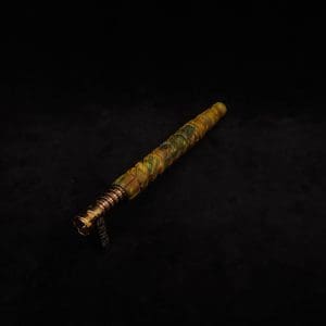 This image portrays Attenuated Dynavap XL Burl Twisted Stem Design + Matching M.P.-NEW! by Dovetail Woodwork.