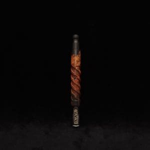 This image portrays Helical Dynavap XL Burl Hybrid Stem + Matching Mouthpiece-NEW! by Dovetail Woodwork.