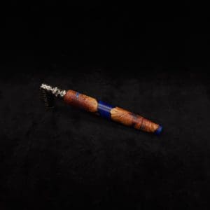 This image portrays Straight Taper Burl Hybrid XL-Dynavap Stem + Book-Matched M.P. by Dovetail Woodwork.