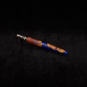 This image portrays Straight Taper Burl Hybrid XL-Dynavap Stem + Book-Matched M.P. by Dovetail Woodwork.