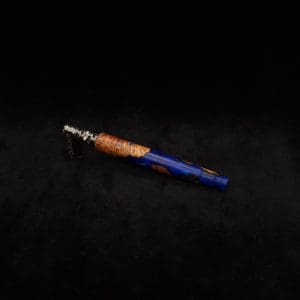 This image portrays Straight Taper Burl Hybrid XL-Dynavap Stem + Book-Matched M.P. by Dovetail Woodwork.