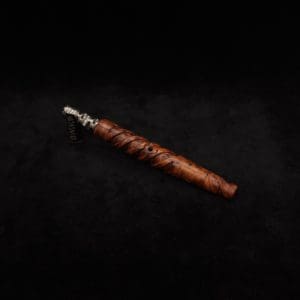 This image portrays Helical Dynavap XL Exhibition Grade Burl Stem + Book-Matched M.P.-NEW! by Dovetail Woodwork.