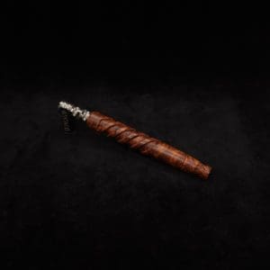 This image portrays Helical Dynavap XL Exhibition Grade Burl Stem + Book-Matched M.P.-NEW! by Dovetail Woodwork.