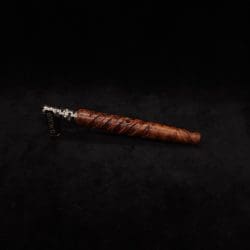 This image portrays Helical Dynavap XL Exhibition Grade Burl Stem + Book-Matched M.P.-NEW! by Dovetail Woodwork.