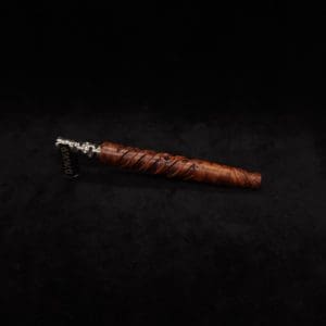 This image portrays Helical Dynavap XL Exhibition Grade Burl Stem + Book-Matched M.P.-NEW! by Dovetail Woodwork.