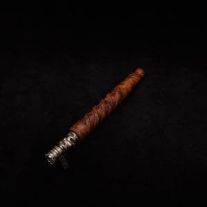 This image portrays Helical Dynavap XL Exhibition Grade Burl Stem + Book-Matched M.P.-NEW! by Dovetail Woodwork.