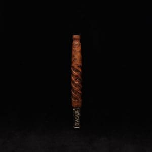 This image portrays Helical Dynavap XL Exhibition Grade Burl Stem + Book-Matched M.P.-NEW! by Dovetail Woodwork.