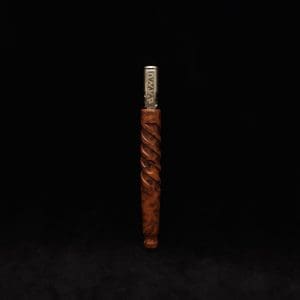 This image portrays Helical Dynavap XL Exhibition Grade Burl Stem + Book-Matched M.P.-NEW! by Dovetail Woodwork.