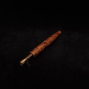 This image portrays Blunt Style Dynavap XL Exhibition Grade Burl Stem + Book-Matched M.P.-NEW! by Dovetail Woodwork.