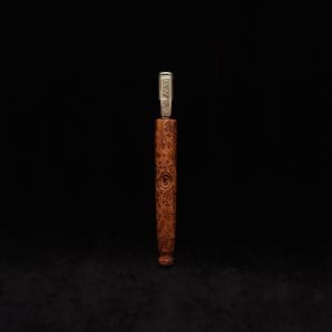 This image portrays Blunt Style Dynavap XL Exhibition Grade Burl Stem + Book-Matched M.P.-NEW! by Dovetail Woodwork.