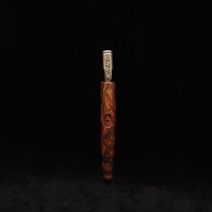 This image portrays Blunt Style Dynavap XL Cocobolo Burl Stem + Book-Matched M.P.-NEW! by Dovetail Woodwork.