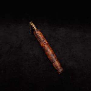 This image portrays Blunt Style Dynavap XL Cocobolo Burl Stem + Book-Matched M.P.-NEW! by Dovetail Woodwork.