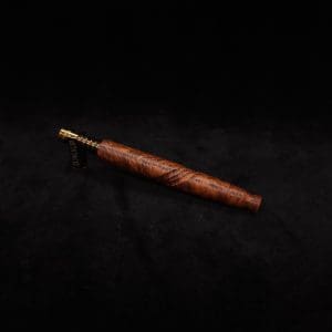 This image portrays Blunt Style Dynavap XL Exhibition Grade Thuya Burl Stem + Book-Matched M.P.-NEW! by Dovetail Woodwork.