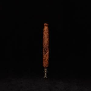 This image portrays Blunt Style Dynavap XL Exhibition Grade Thuya Burl Stem + Book-Matched M.P.-NEW! by Dovetail Woodwork.