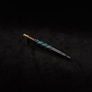 This image portrays Double Helix Dynavap (Standard) Stem + Matched Mouthpiece-NEW! by Dovetail Woodwork.