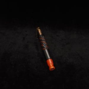 This image portrays Double Helix Dynavap (Standard) Stem + Matched M.P.- Luminescent Halloween Special!-NEW by Dovetail Woodwork.