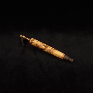 This image portrays Blunt Style Dynavap XL Olivewood Burl Stem + Matched M.P.-NEW! by Dovetail Woodwork.